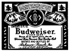 BUDWEISER & DESIGN