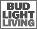 BUD LIGHT LIVING (Stacked) and Design (Rectangle)