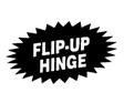 FLIP-UP HINGE & DESIGN