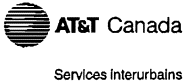 AT&T CANADA SERVICES INTERURBAINS & GLOBE DESIGN
