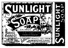 SUNLIGHT SOAP, GIRL & LABEL DESIGN
