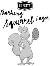 Barking Squirrel Lager and squirrel design