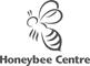 The words Honeybee and centre positioned under the design of a bee.